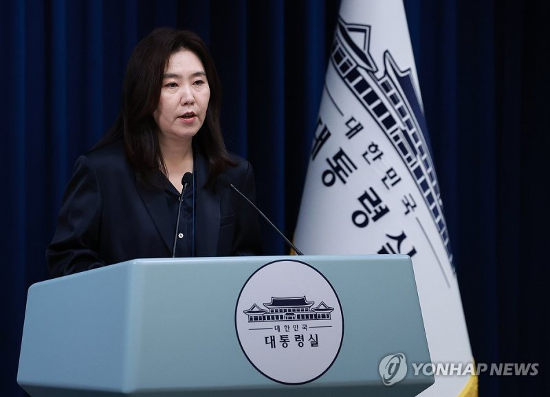 강유정 대변인, 이재명 대통령 80차 UN총회 참석 브리핑 (출처=연합뉴스)