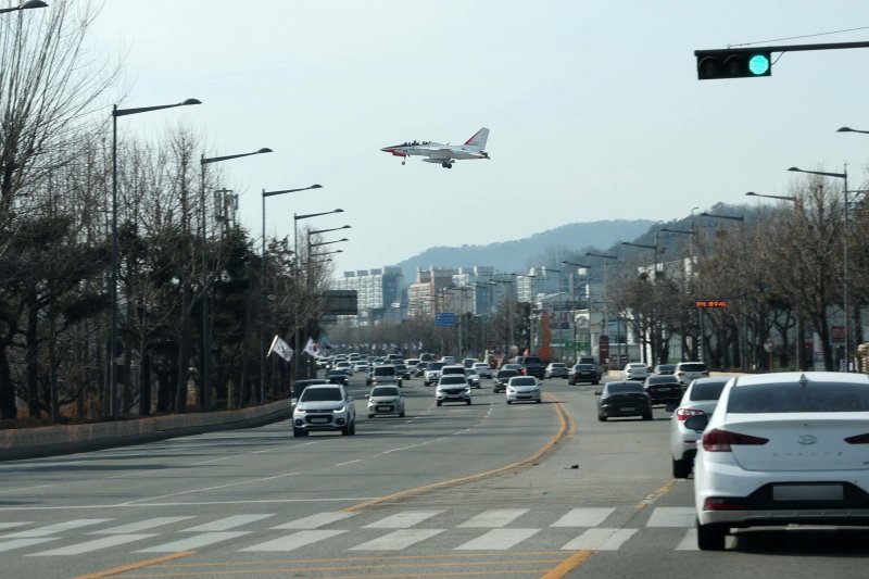 광주 군공항 전투기 훈련사진. (광산구 제공. 재판매 및 DB 금지)