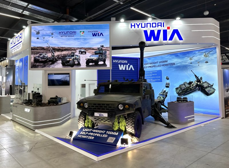 현대위아의 전시장 모습. 각사 제공