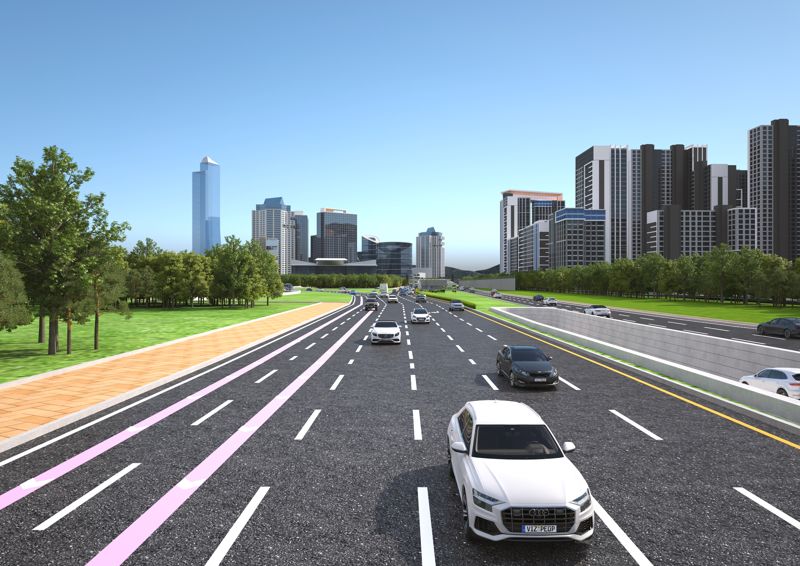 과천 대공원 지하차도 조감도. 과천시 제공