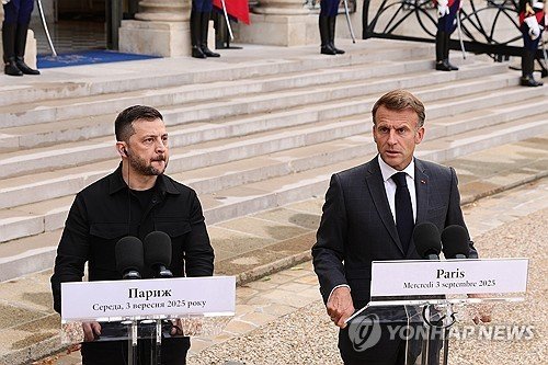 3일 저녁 파리 도착한 젤렌스키 대통령 (출처=연합뉴스)