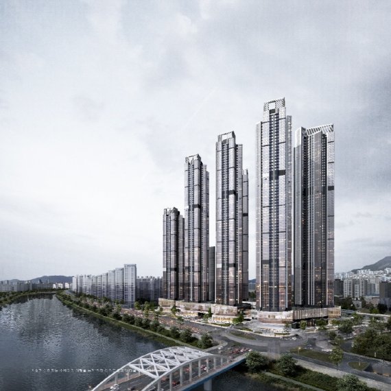 <르엘 리버파크 센텀 투시도>