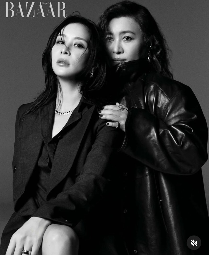 고소영·오은영, 동반 파격 화보…반전 매력