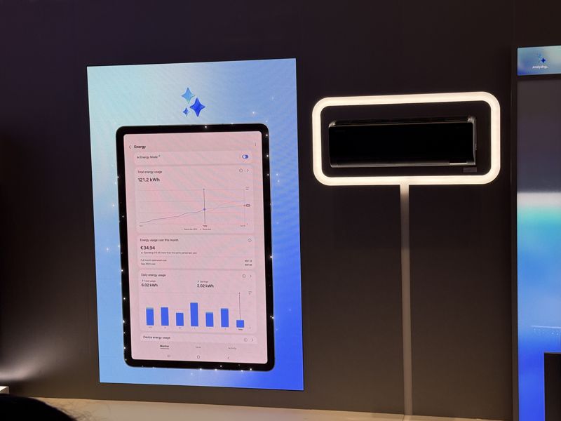삼성전자 AI 에너지 관리 모드 스크린 이미지. 사진=임수빈 기자