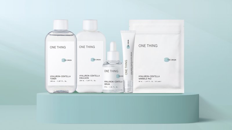 애경산업 '원씽(ONE THING)'이 이마트와 출시한 '디오리진 히알루론 병풀 라인'.(사진=애경산업 제공) *재판매 및 DB 금지