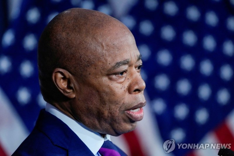 에릭 애덤스 뉴욕시장 (출처=연합뉴스)