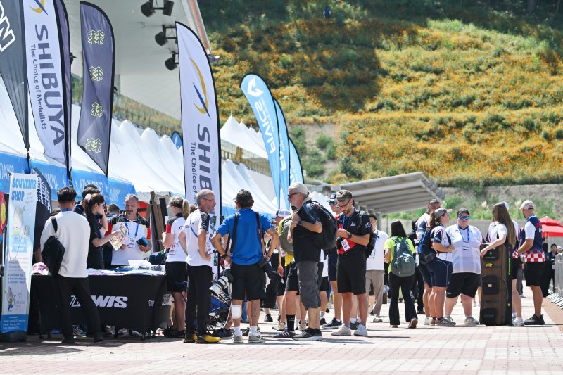 [광주=뉴시스] 이영주 기자 = 광주2025현대세계양궁선수권대회 막이 오른 5일 오후 광주 남구 광주국제양궁장에서 참가 선수들이 모이고 있다. 2025.09.05 leeyj2578@newsis.com