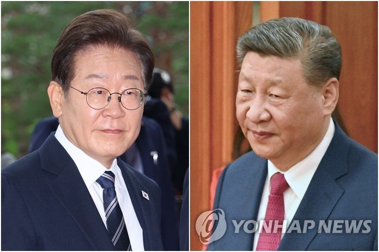 이재명 대통령(왼쪽)과 시진핑 중국 국가주석 (출처=연합뉴스)