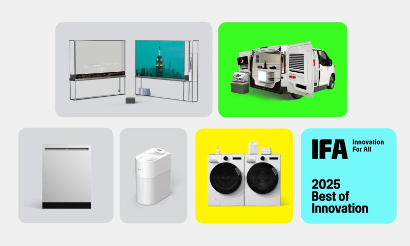 [베를린=뉴시스]LG전자는 올해 IFA 2025 시상식에서 총 17개의 상을 수상했다. (사진=LG전자 제공) photo@newsis.com *재판매 및 DB 금지