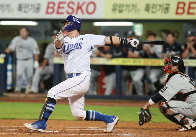 삼성 라이온즈 강민호. / 뉴스1 DB ⓒ News1 공정식 기자