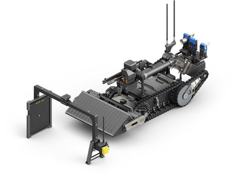 폭발물 탐지제거로봇. 한화에어로스페이스 제공
