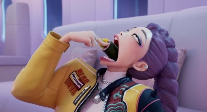 김밥 문 케데헌(애니메이션'케이팝 데몬 헌터스' 갈무리. 재판매 및 DB금지)/뉴스1