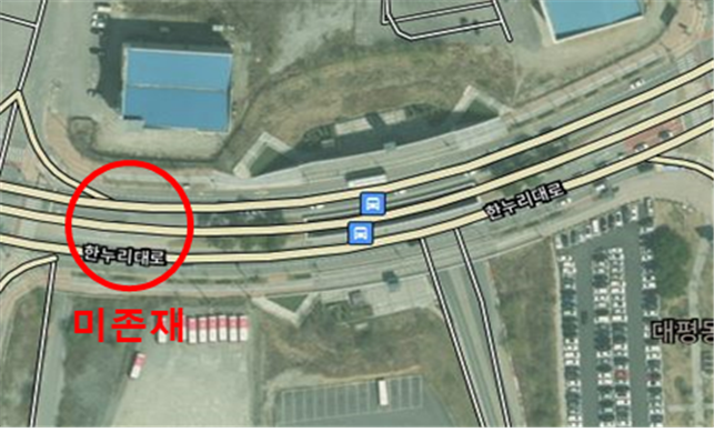 정비 전 (세종시BIS데이터) → 후 (사물주소) 제공=행정안전부