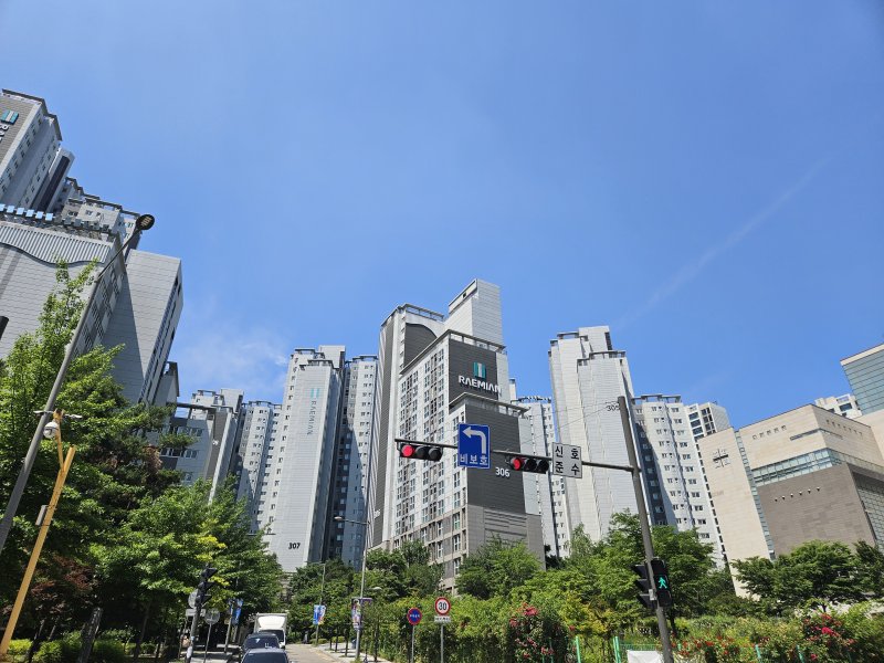 서울 마포구 아현동의 한 대단지 아파트 전경. 뉴시스