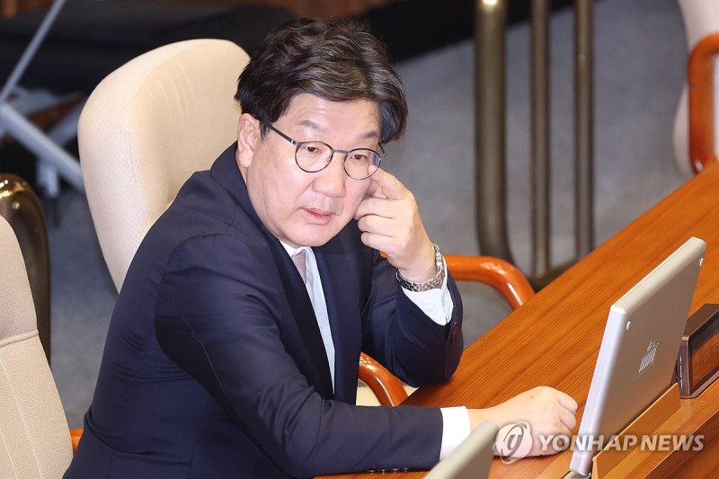 권성동 의원 체포동의안 본회의 보고 (출처=연합뉴스)