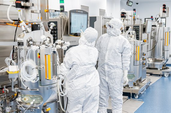 차바이오텍 자회사 마티카바이오 내부 CDMO시설 사진. 차바이오텍 제공.