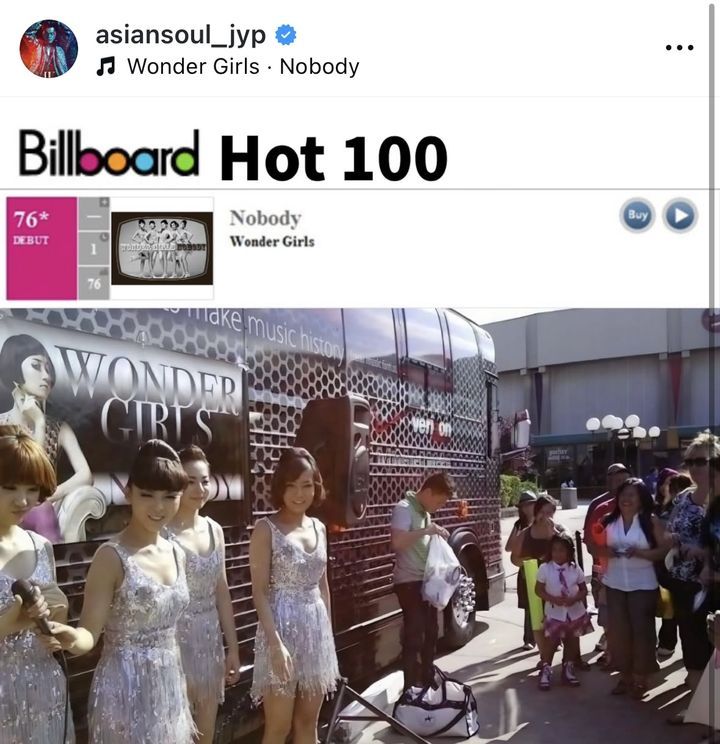 원더걸스. (사진 = 박진영 인스타그램)