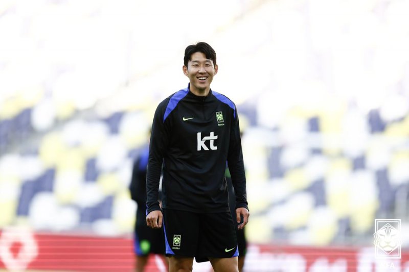 [서울=뉴시스] 멕시코와의 친선경기를 앞둔 축구대표팀 손흥민이 9일(한국 시간) 미국 테네시주 내슈빌 지오디스파크에서 훈련을 하고 있다. (사진=대한축구협회 제공) 2025.09.09. photo@newsis.com *재판매 및 DB 금지