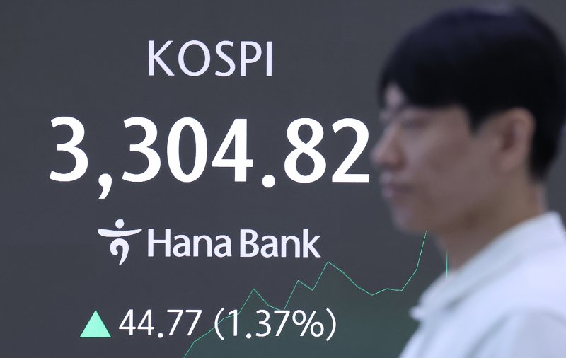 10일 오전 서울 중구 하나은행 딜링룸 전광판. 2025.9.10/메이저 바카라사이트 장난감1 ⓒ News1 장수영 메이저 바카라사이트 장난감