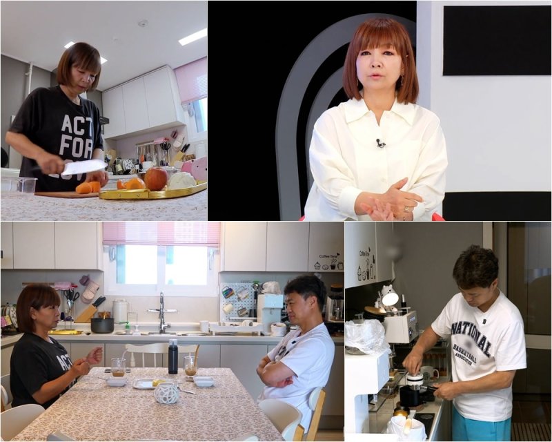 '커프' 공유 같아…원미연, 6세 연하 남편과 한강뷰 홈카페 일상