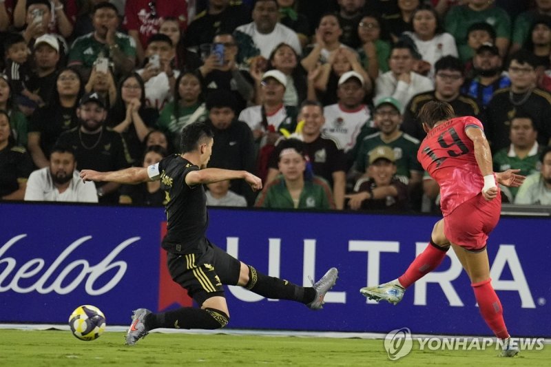 오현규의 골 장면 (출처=연합뉴스)