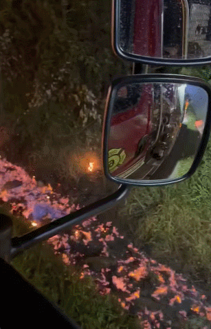 미국 뉴욕주 북부의 소도시에서 대형 화재가 발생했다. /영상=크리스털 비치 소방서 페이스북 캡처