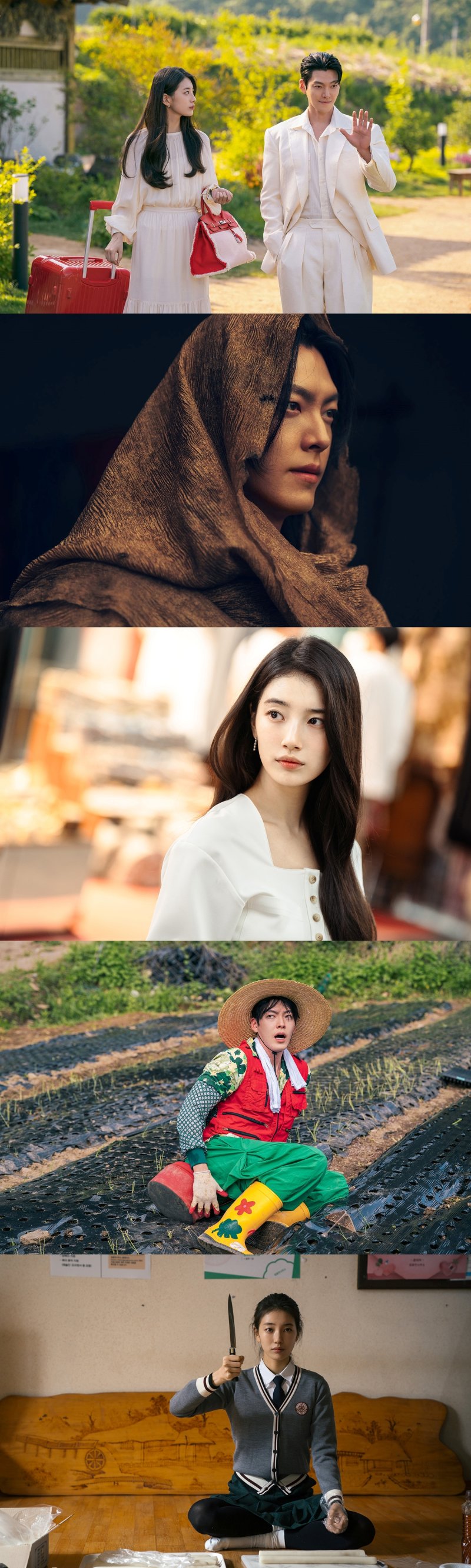 '사탄 지니' 김우빈·'사패' 수지, 달콤살벌 미묘 텐션…'다이루어질지니'