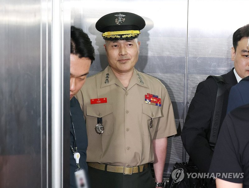 박정훈 대령, 순직해병특검 참고인 출석 (출처=연합뉴스)