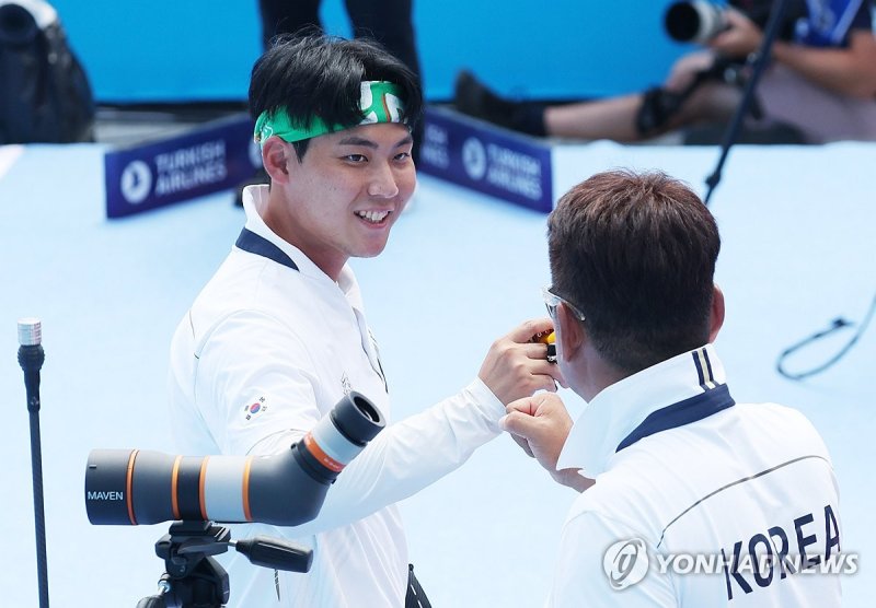 38도 고열 시달린 남자양궁 이우석