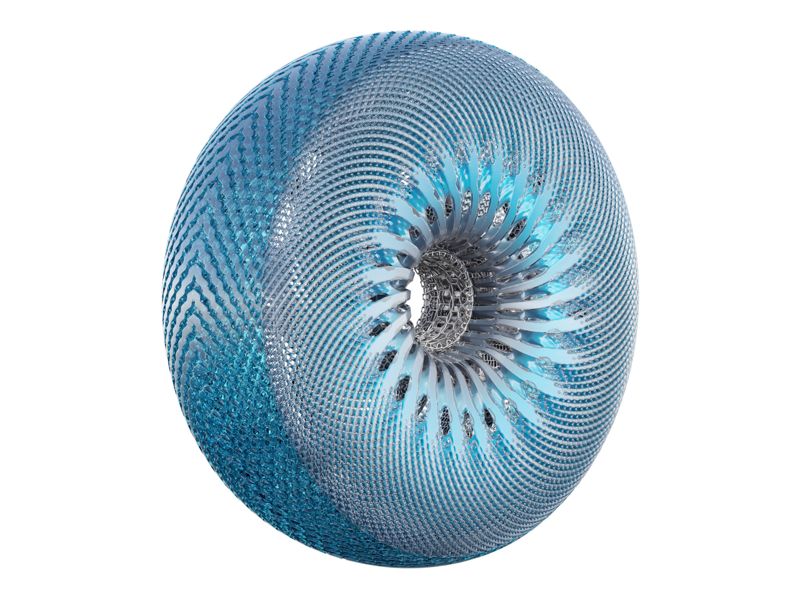 한국타이어앤테크놀로지가 지난 11일 열린 '디자인 이노베이션 데이 2025'에서 발표한 지속가능성 콘셉트 타이어 이미지. 한국타이어앤테크놀로지 제공