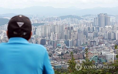 서울의 아파트 단지 전경. 연합뉴스