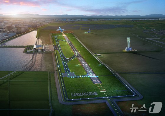 새만금국제공항 조감도.(전북도 제공)/사진=뉴스1