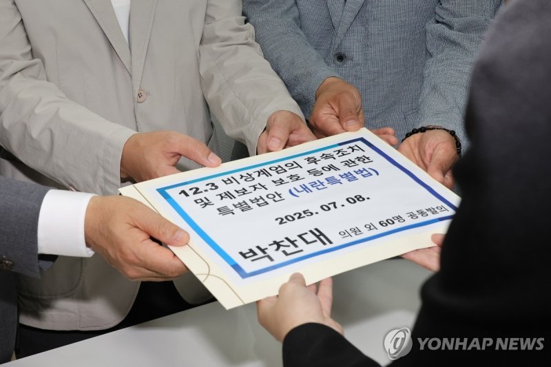 민주당, 내란특별법안 제출 (출처=연합뉴스)