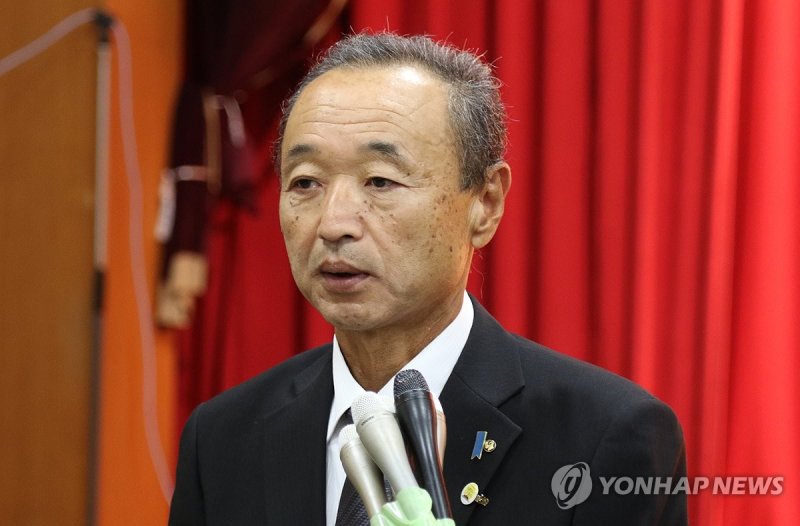 사도시장 "한국 측도 사도광산 추도식 참석하길" (출처=연합뉴스)