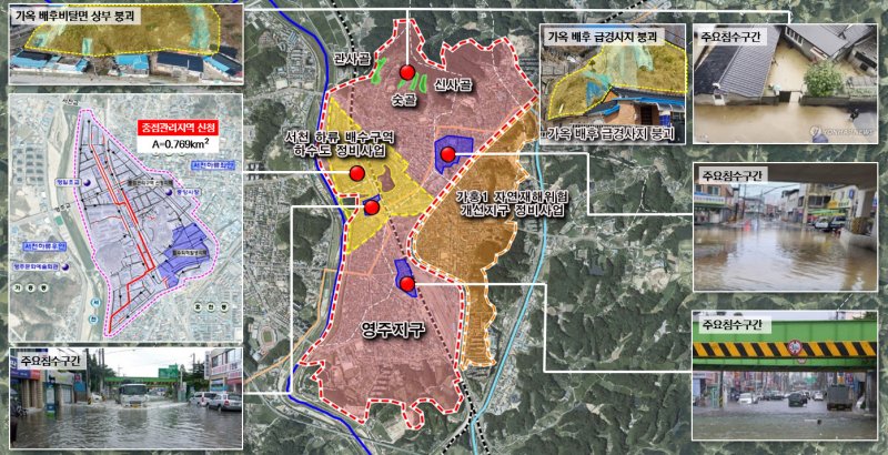 [영주=뉴시스] 영주지구 풍수해생활권 종합정비바카라 전략 현황도 (사진=영주시 제공) 2025.09.16. photo@newsis.com *재판매 및 DB 금지