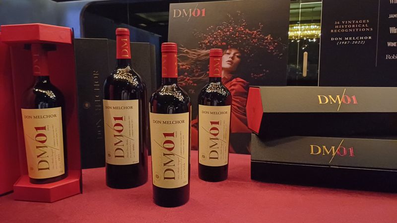 돈 멜초 와이너리가 35년 만에 출시하는 한정판 와인 DM/01. 사진=이환주 기자