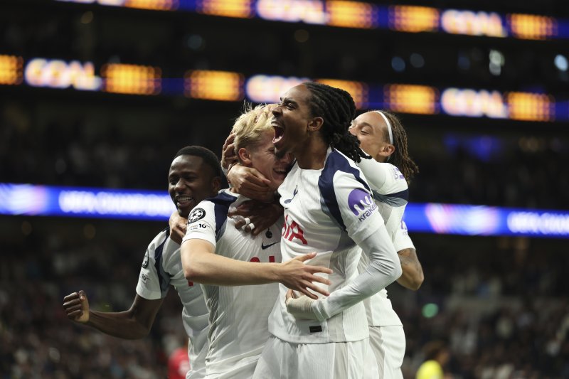 [런던=AP/뉴시스] 잉글랜드 프로축구 프리미어리그(EPL) 토트넘 홋스퍼. 2025.09.16.