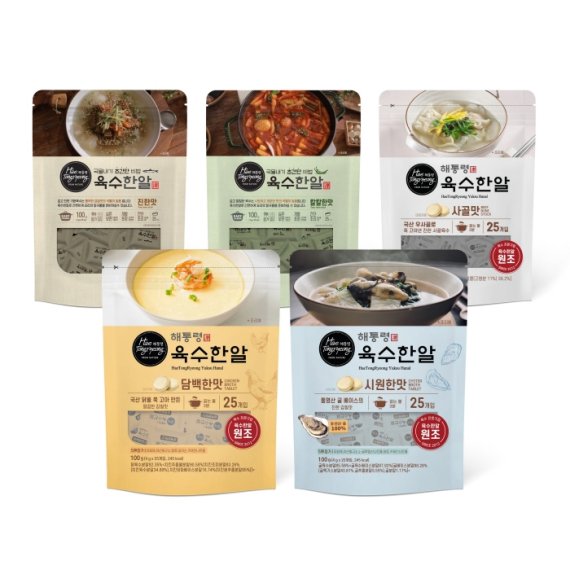 해통령, 코인육수 신제품 ‘시원한맛·담백한맛’ 출시