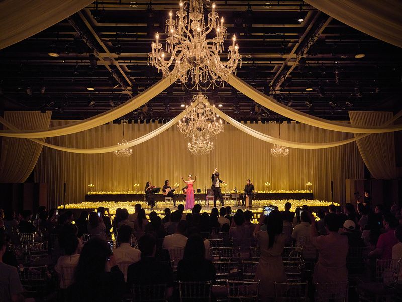 지난해 추석 서울신라호텔 다이너스티홀에서 열린 플라멩고 콘서트. 호텔신라 제공