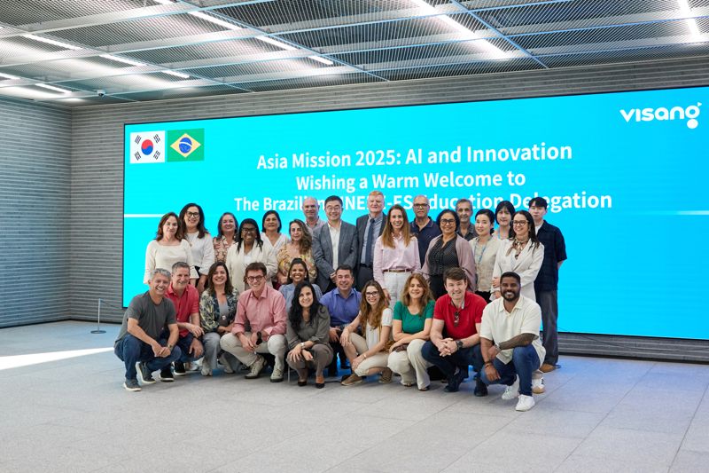 비상교육이 지난 18일 경기도 과천시 본사에서 브라질 교육 사절단을 맞아 K에듀테크를 알리고, 글로벌 교육 협력을 도모했다. 비상교육 제공