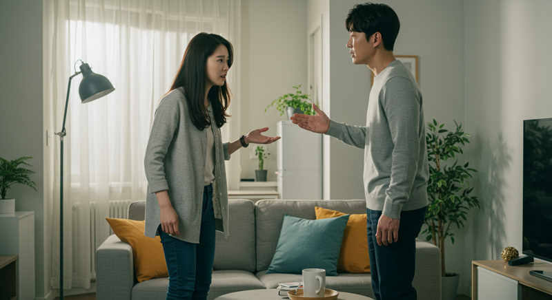 밥무새 남편 꼴 보기 싫어 비난글 올린 아내, 남편에게..