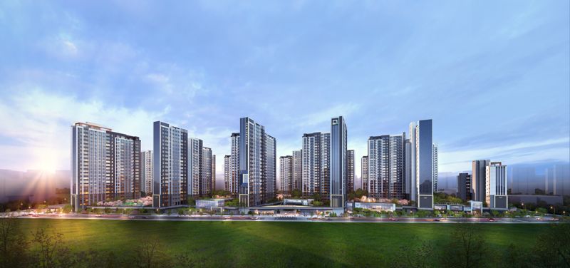 검단 센트레빌 에듀시티 조감도. 동부건설 제공