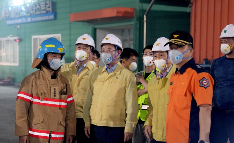 광양 창고 온라인 바카라사이트 추천 현장 점검.(전남도 제공. 재판매 및 DB금지) 2025.9.19/온라인 바카라사이트 추천1
