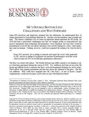 "崔, 사회적 기업 500곳 돕고도 단 1% 지분도 요구 안했다" [FN산업연구 '최태원 리더십']