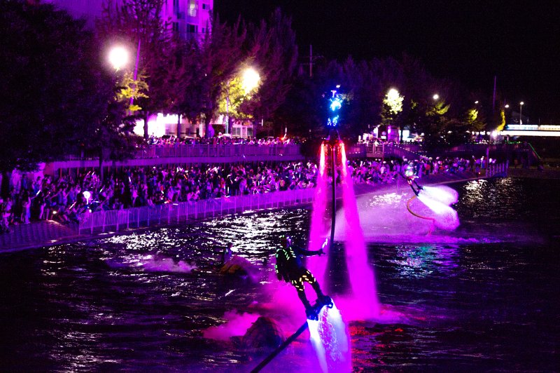 거창한마당대축제 수상멀티미디어쇼(거창군 제공. 재판매 및 DB금지).