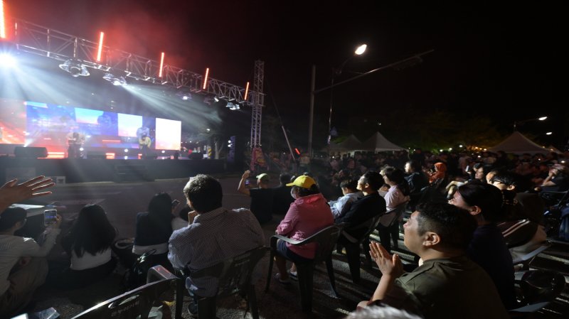 논산시청소년청년재단이 지난 20일 개최한 '2025 논산시 청청 페스티벌' 모습 (논산시 제공.재판매 및 DB금지)/뉴스1