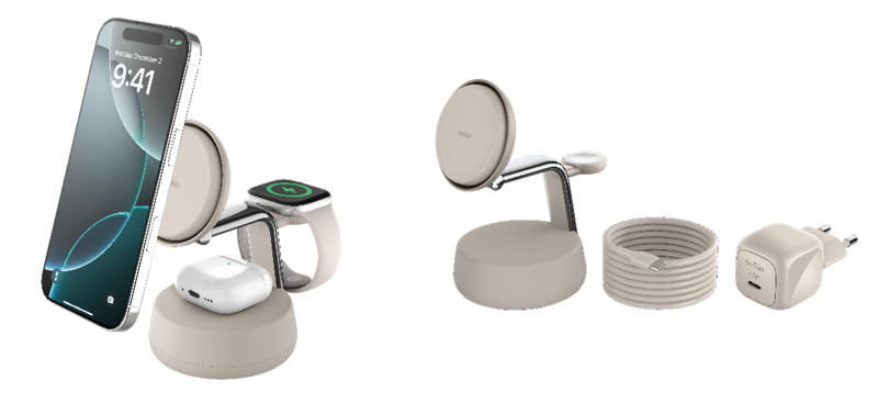 울트라차지 프로 3-in-1 마그네틱 충전 독(WIZ040). 벨킨 제공