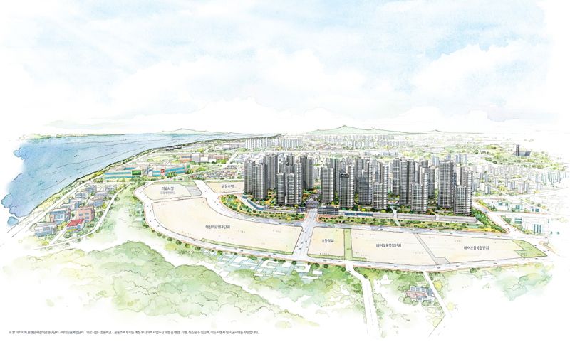 운정 아이파크 시티 일러스트 조감도. HDC현대산업개발 제공