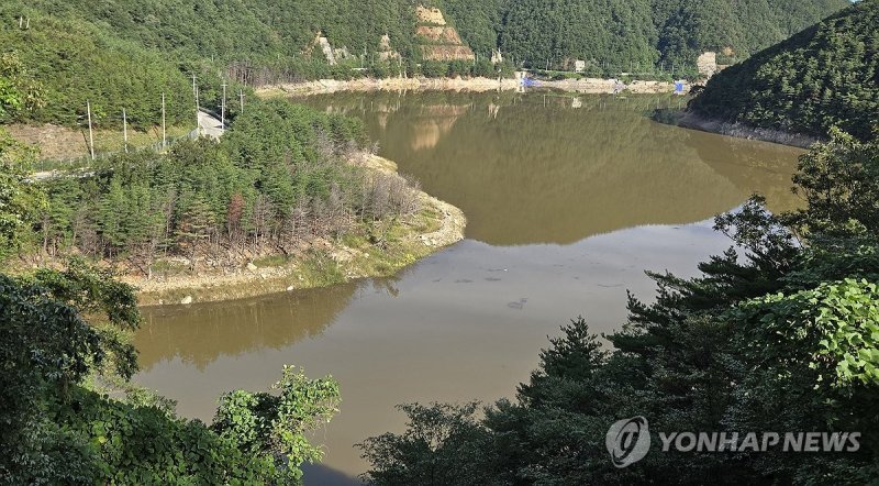 물 가득한 강릉 오봉저수지 (출처=연합뉴스)