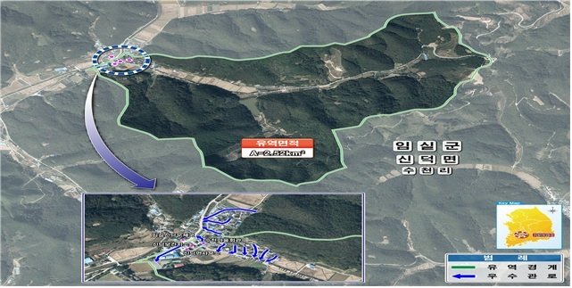 전북 임실군 수천지구가 행정안전부 '2026 자연재해위험개선지구 정비사업'에 선정됐다. 임실군 제공